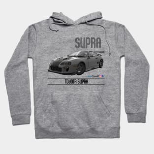 Supra Time Attack Silver Stripe Hoodie